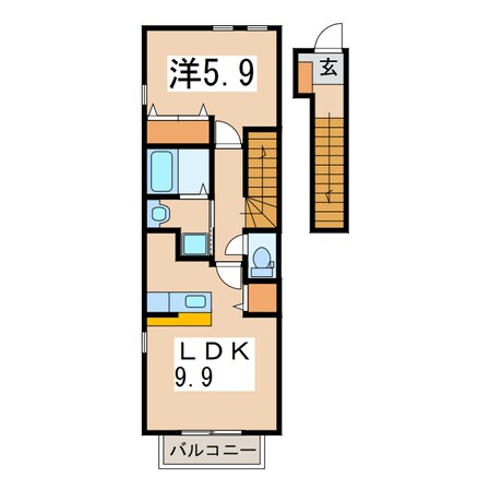 サンリバーの物件間取画像